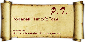 Pohanek Tarzícia névjegykártya